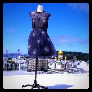 Anthropologie Lazerade Moon Mini Dress